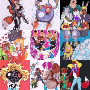 Reynard City short story illustrations